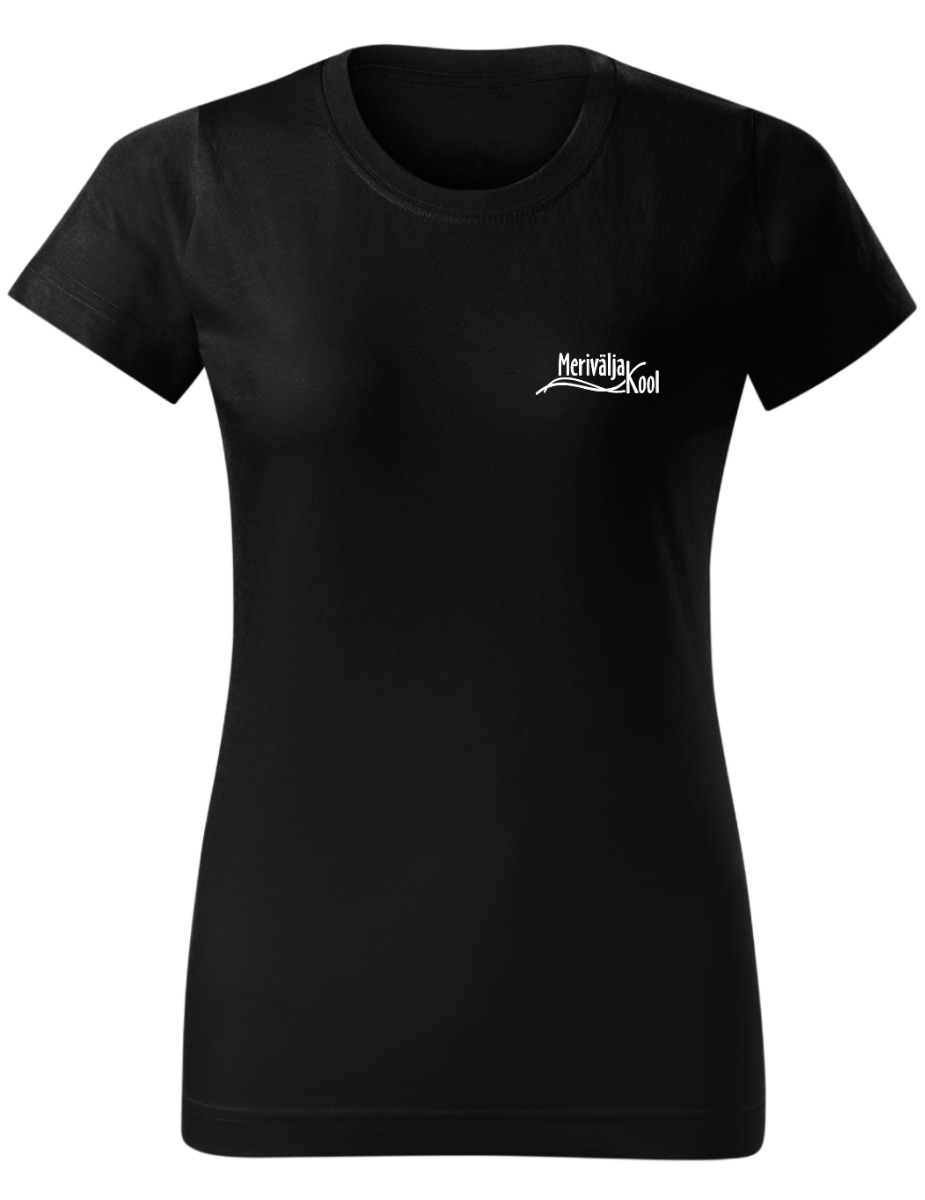 Naiste T-särk, must