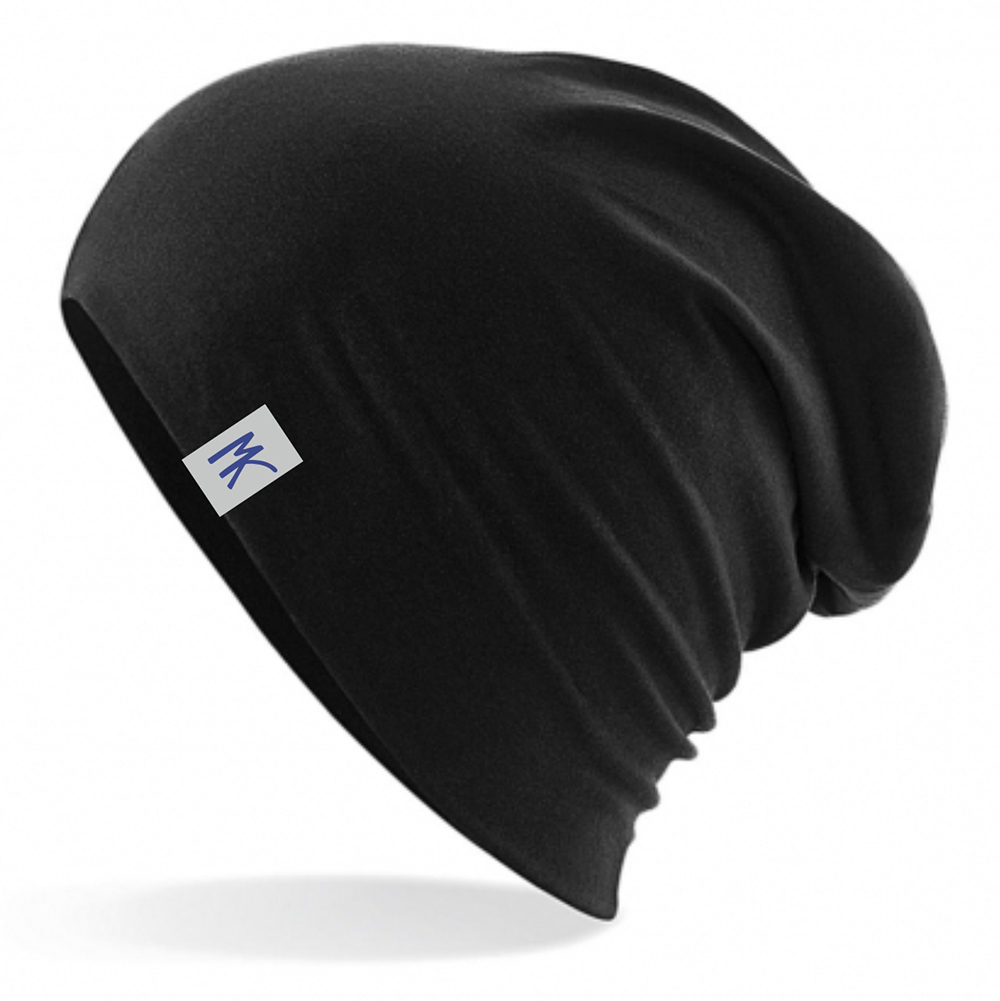 Puuvillane müts, must