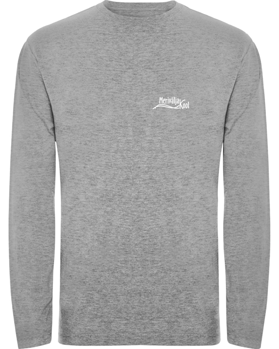 Unisex pikkade varrukatega särk, hall