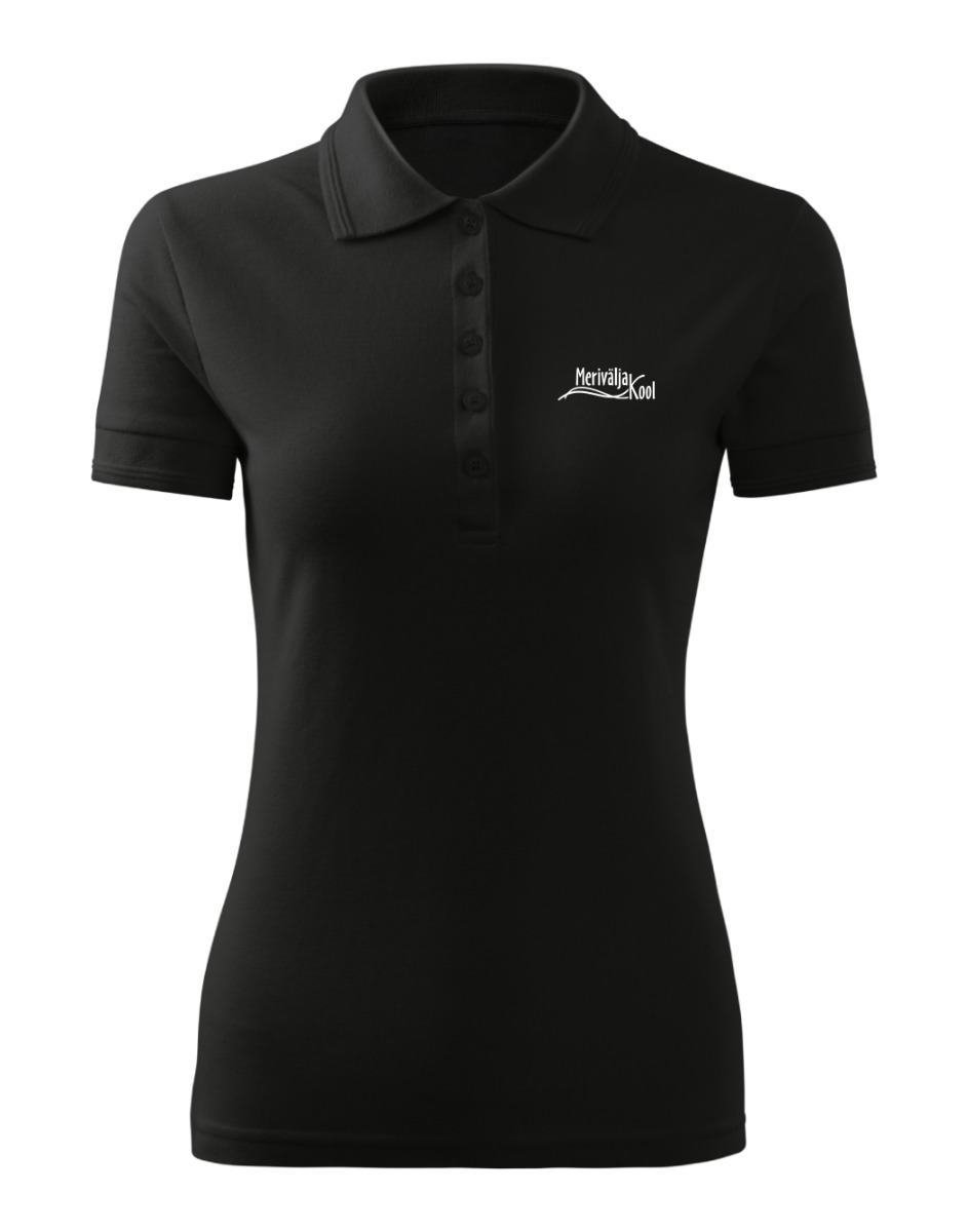 Naiste polosärk, must