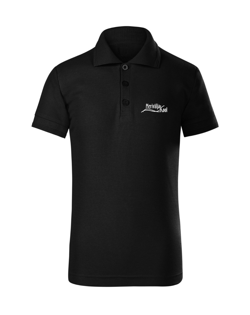 Laste kitsas polosärk, must