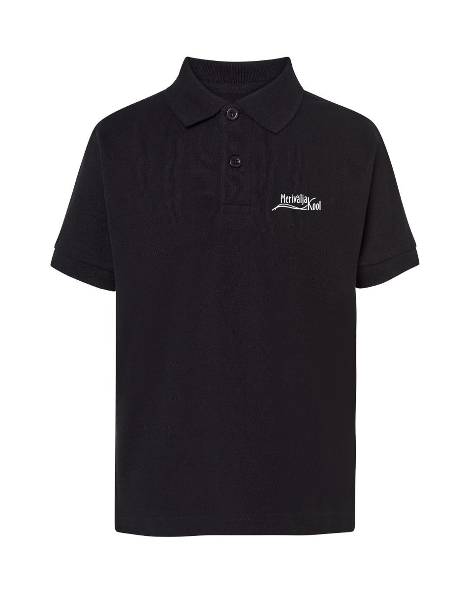 Laste polosärk, must