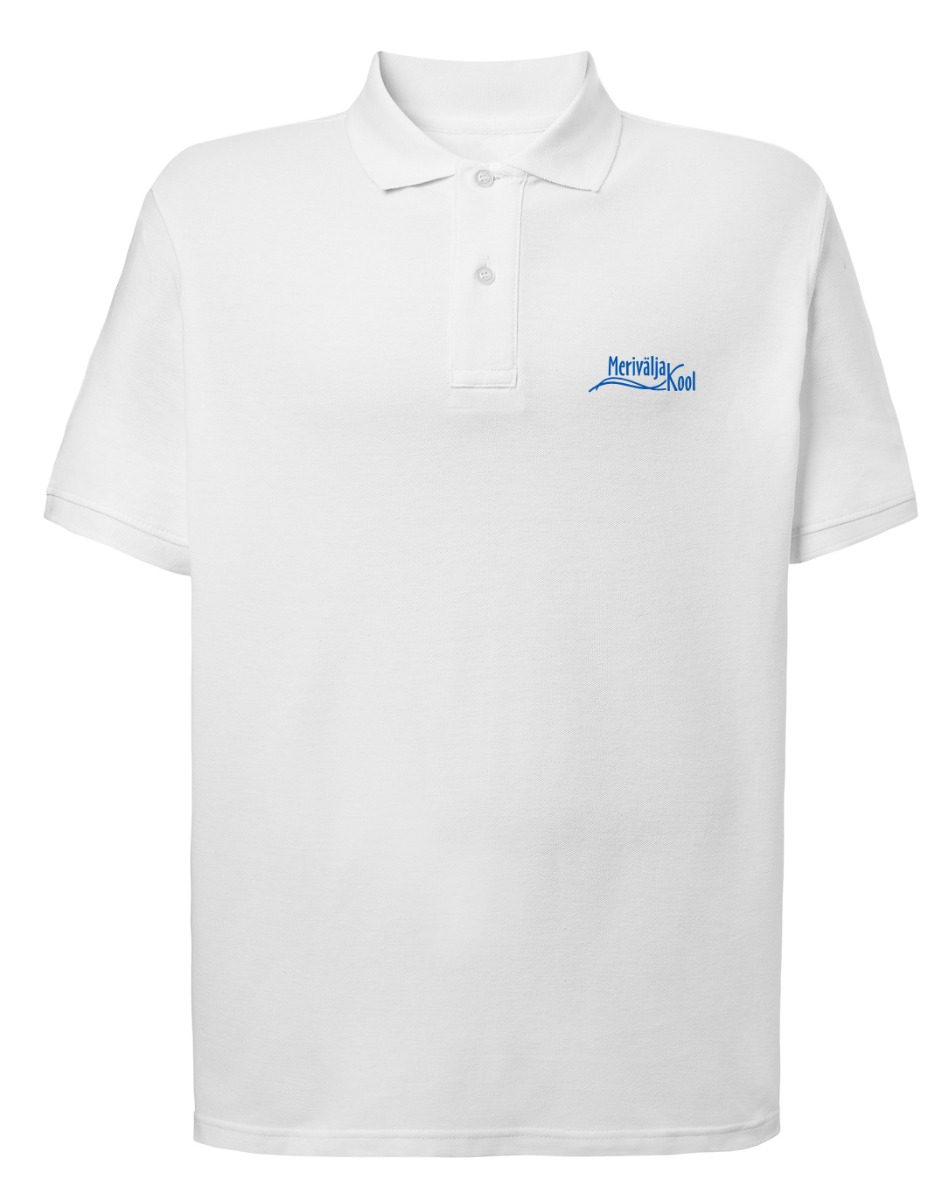 Meeste polosärk, valge