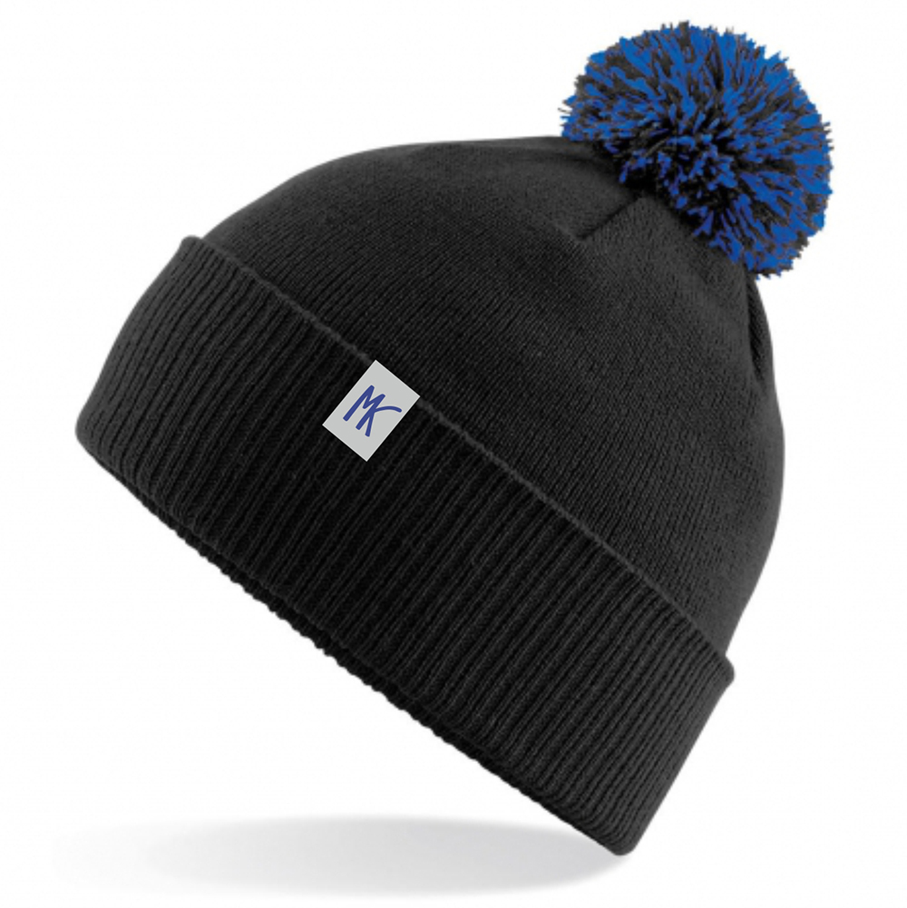 Tutimüts, must-sinine