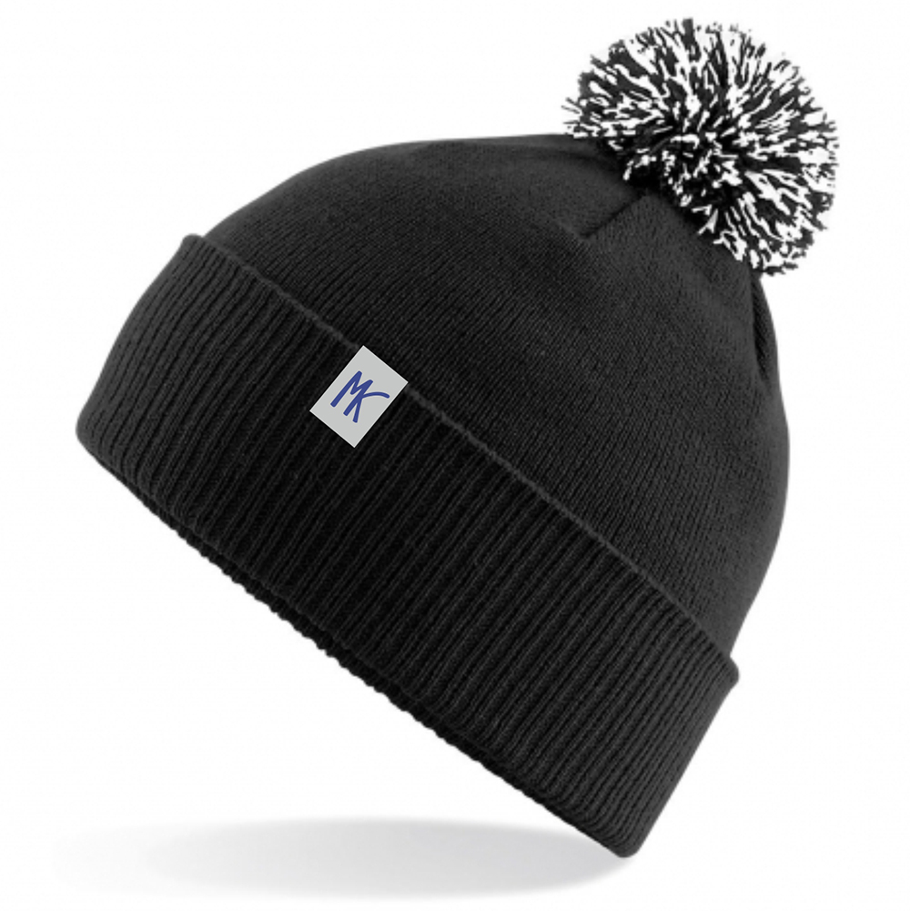 Tutimüts, must-valge