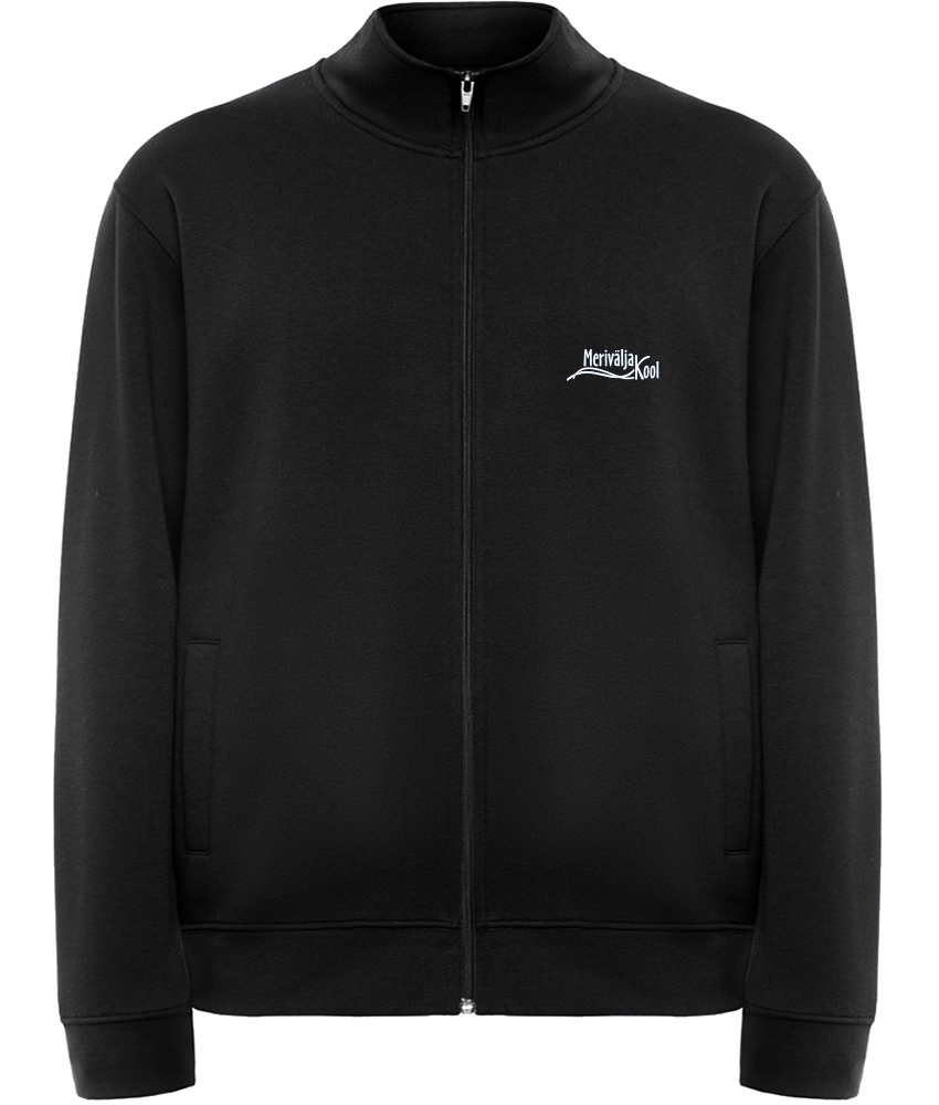 Unisex lukuga jakk, must