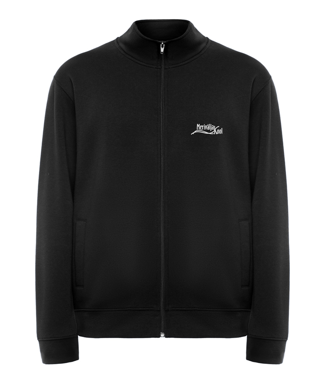 Laste lukuga jakk, must